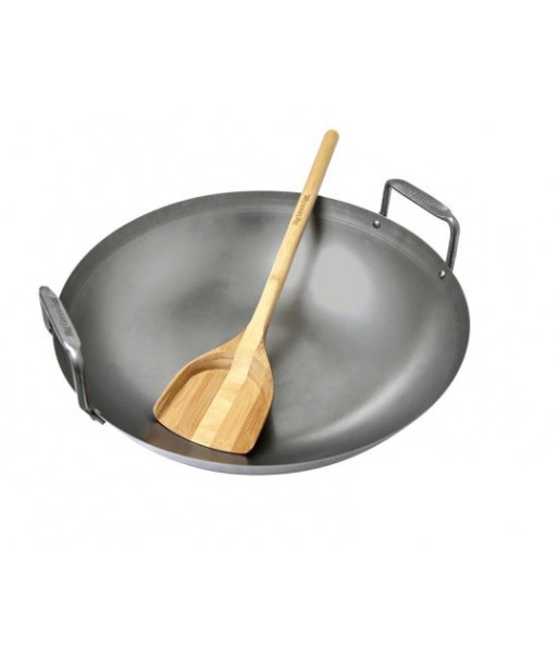 Wok Acier Carbone - Big Green Egg soldes