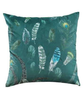 Housse de Coussin en velours Feather green - Garnier-Thiebaut livraison gratuite