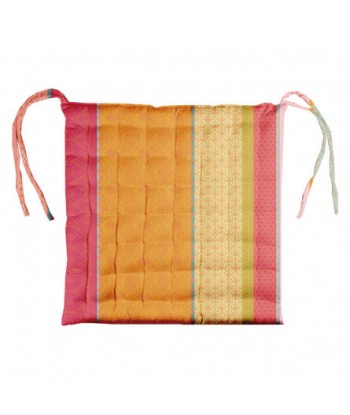 Galette de chaise Mille Saris pendjab - Garnier-Thiebaut acheter en ligne