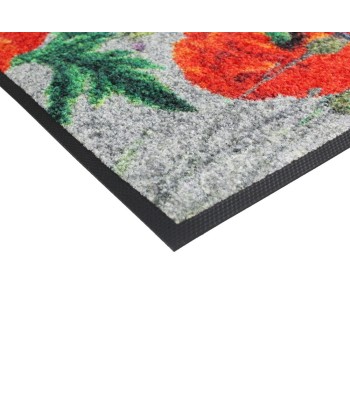 Tapis Coquelicots rouge - Garnier-Thiebaut pas cheres