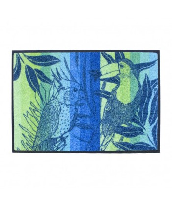 Tapis Toucans vert - Garnier-Thiebaut paiement sécurisé