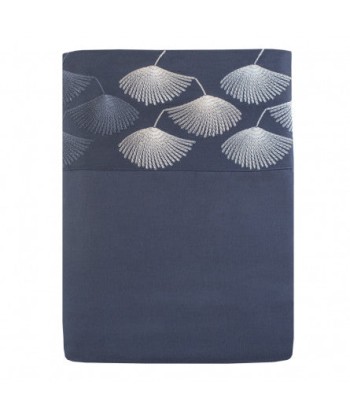 Drap Plat Pistil bleu nuit - Garnier-Thiebaut hantent personnes