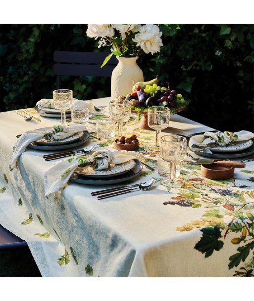 Chemin de table Mille Délices boisés naturel - Garnier-Thiebaut prix pour 