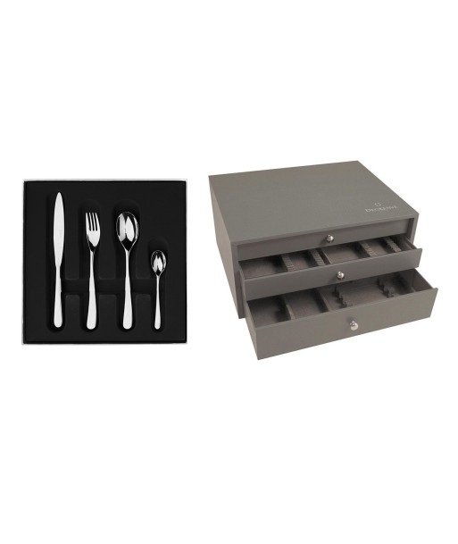 AQUATIC CLASS 1 SILVER PLATED Box set for 100 place settings votre