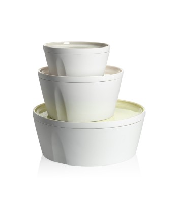 LA VAISSELLE DE L'ECONOME RADISH Set of straight bowl and plate 24 cm Profitez des Offres !