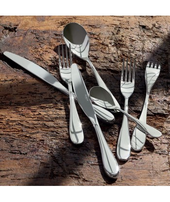 ONDE MIRROR FINISH Cutlery set for 24 place settings d'Europe débarque