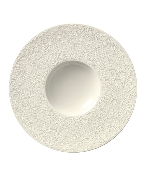 COLLECTION L COUTURE IVORY Small bowl gourmet plate 27.9 cm pas cher 