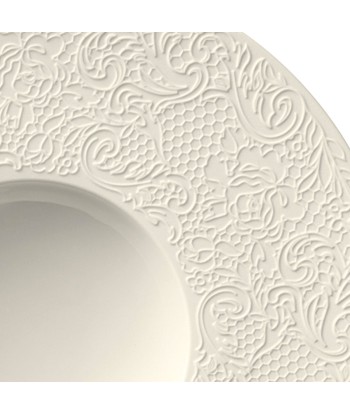 COLLECTION L COUTURE IVORY Small bowl gourmet plate 27.9 cm pas cher 