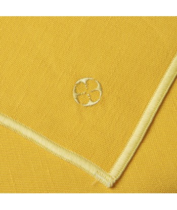 NUANCES COTON & LIN YELLOW SUNFLOWER Square tablecloth 180 x 180 cm Faites des économies