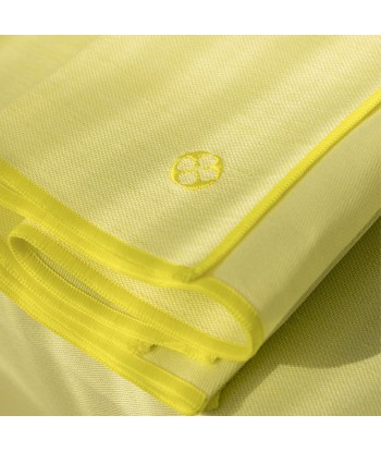 NUANCES COTON & LIN LIGHT YELLOW Rectangular tablecloth 180 x 250 cm pour bénéficier 